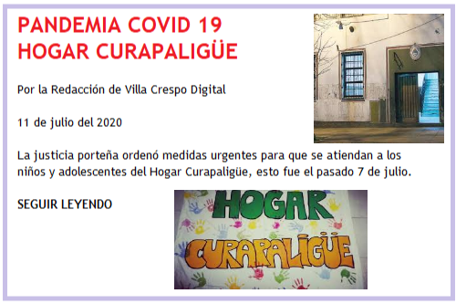 HOGAR CURAPALIGUE